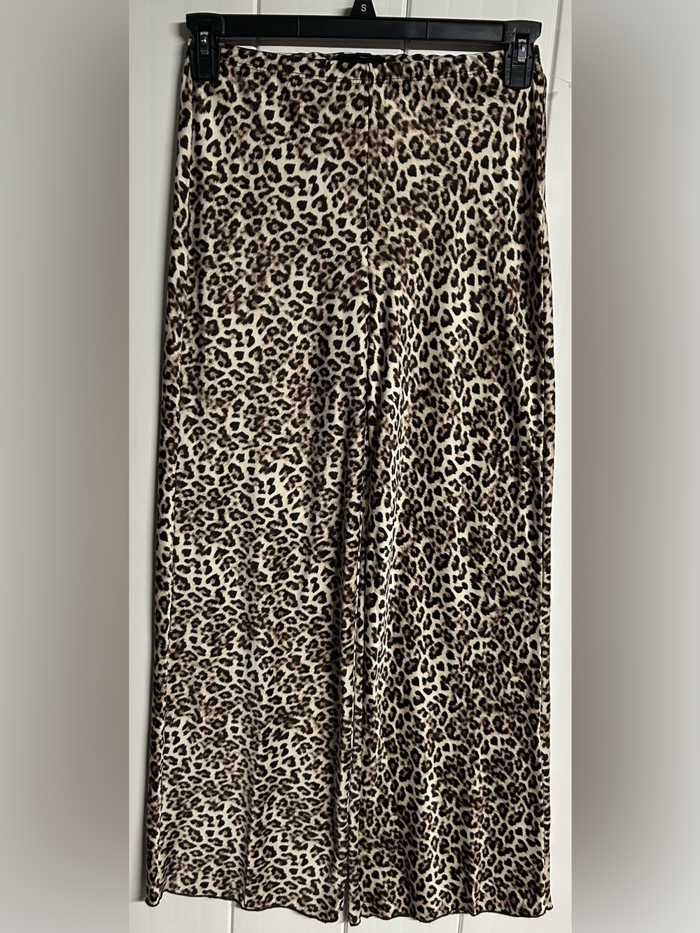 See You Monday Beige and Brown Leopard Print Pants